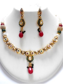 Polki Necklace Set